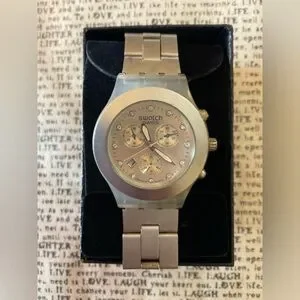 Swatch | Accessories | Swatch Womens Quartz Chronograph Date  display picture 3
